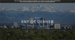Desktop Screenshot of entdenver.com